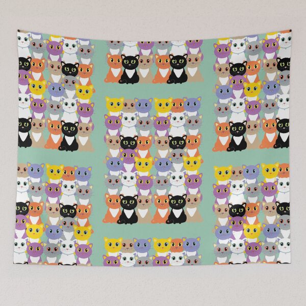 Item preview, Only A Glaring Of Cats designed and sold by Jean Gregory Evans.
