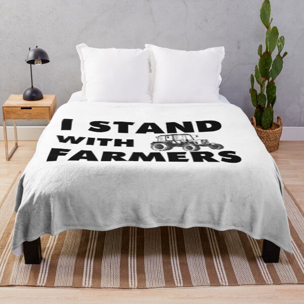 Item preview, I Stand with Farmers- no Farmers No food T-shirts designed and sold by Shirtssprea.