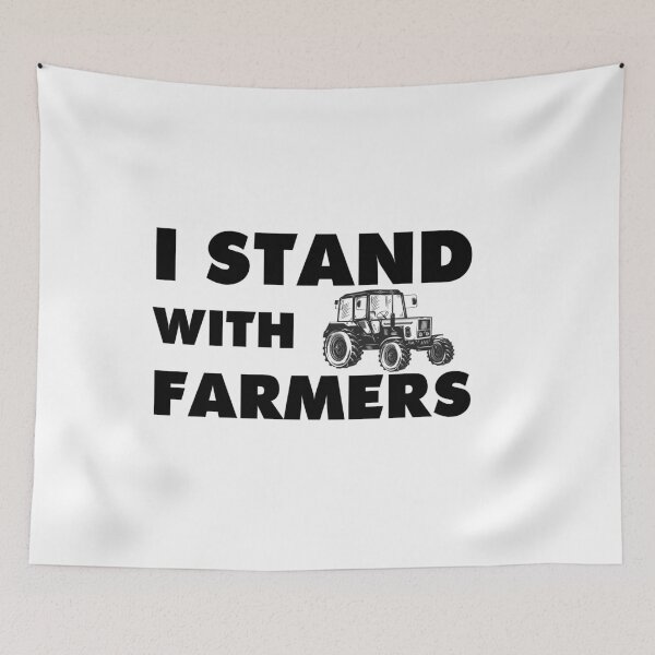 Item preview, I Stand with Farmers- no Farmers No food T-shirts designed and sold by Shirtssprea.