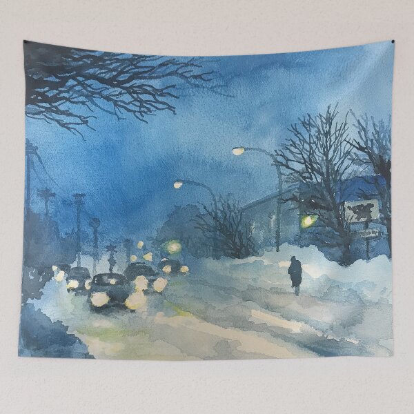 Item preview, Winnipeg at night designed and sold by toewstimothy.