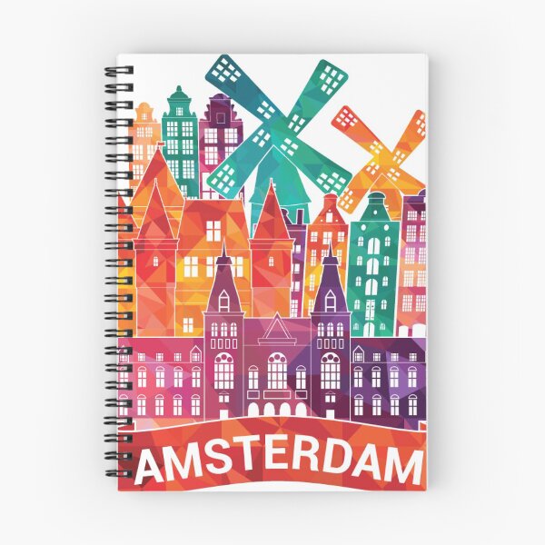 Artikelvorschau, Amsterdam Skyline entworfen und verkauft von TeeStoreNMore.