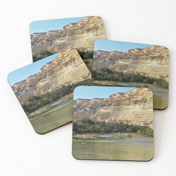 Item preview, Desert Oasis Palm Trees Rockface Landscape, Oman designed and sold by worldways.