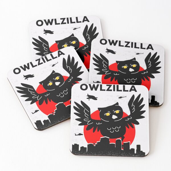 Item preview, Owlzilla - Japanese Monster Owl designed and sold by MerchActually.