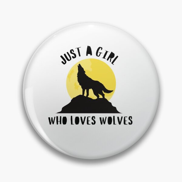 Item preview, Just A Girl Who Loves Wolves  designed and sold by AutumnVibeShop.