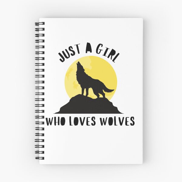 Item preview, Just A Girl Who Loves Wolves  designed and sold by AutumnVibeShop.
