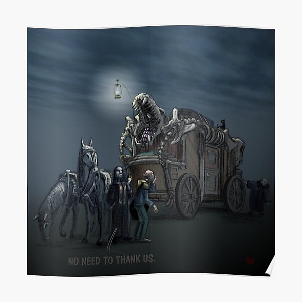Bauchelain and Broach's new ride. Poster
