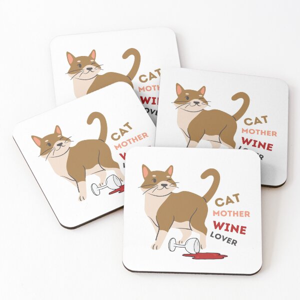 Item preview, Cat Mother Wine Lover designed and sold by ImperialBaron.