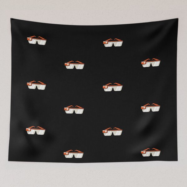 Item preview, Futuristic Orange Space Glasses designed and sold by Mustard Prophet.
