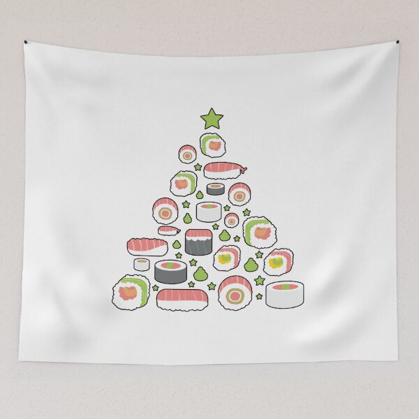 Item preview, Sushi Christmas Tree designed and sold by RandomStuffShop.