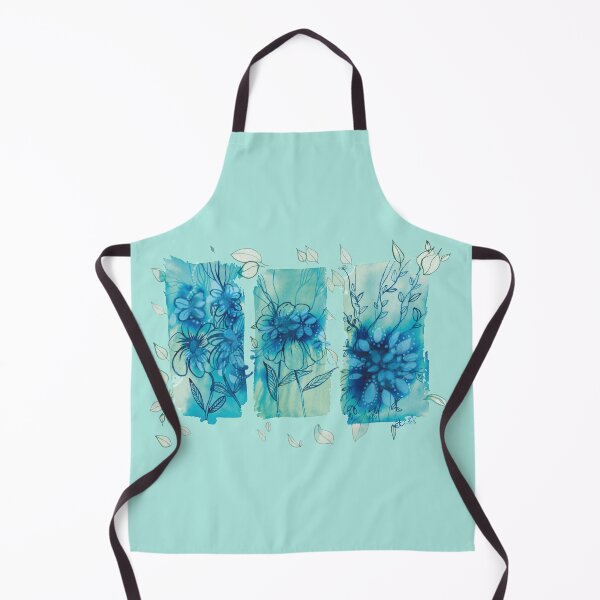 Artikelvorschau, Triptychon der blauen Blumen entworfen und verkauft von Elitiffoncuenca.