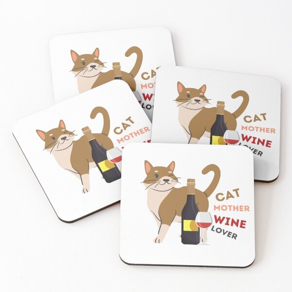 Item preview, Cat Mother Wine Lover designed and sold by ImperialBaron.
