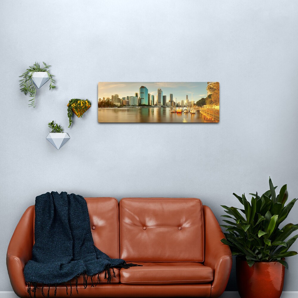 Brisbane from Kangaroo Point, Queensland, Australia Metal Print
