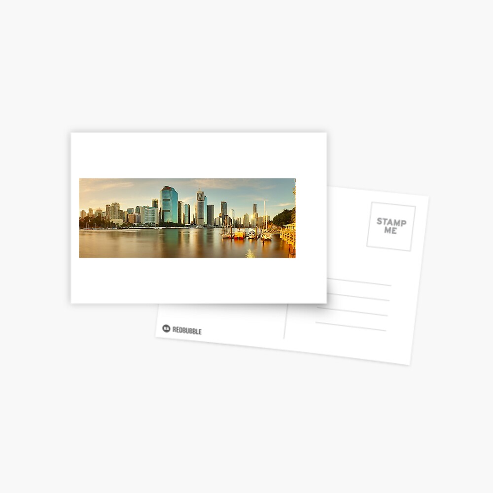 Brisbane from Kangaroo Point, Queensland, Australia Postcard