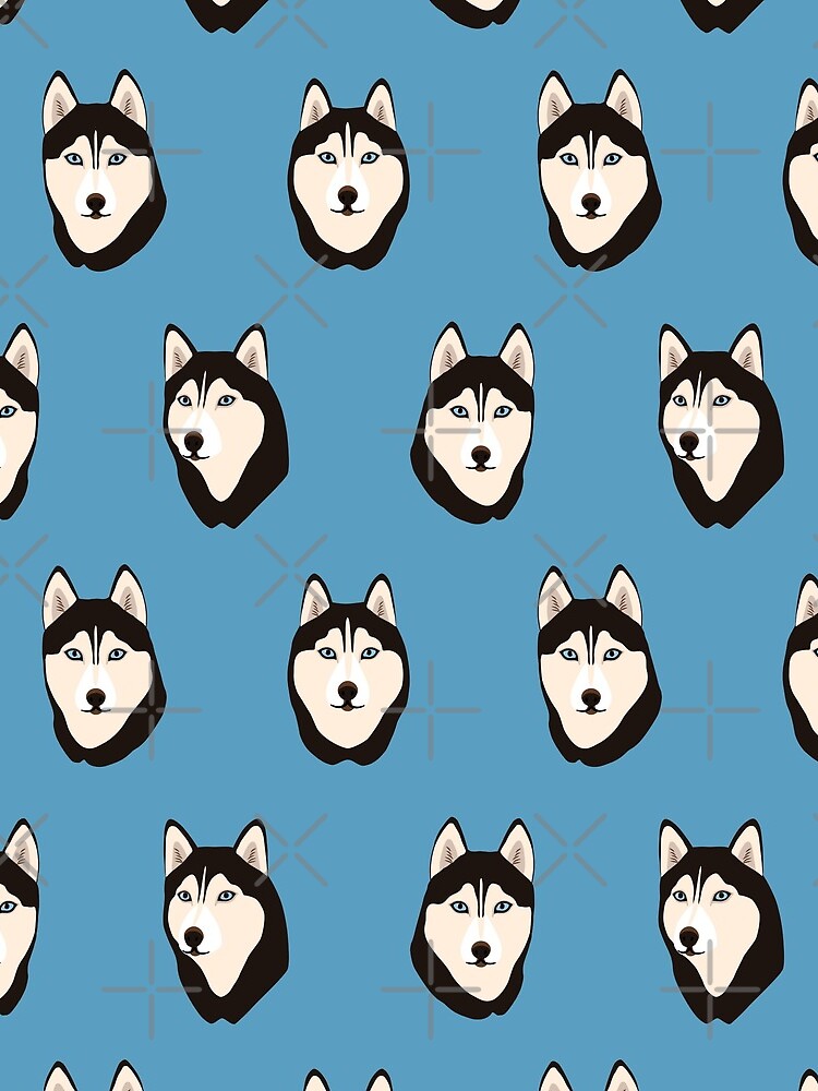 Husky Dogs Heads by nadyanadya