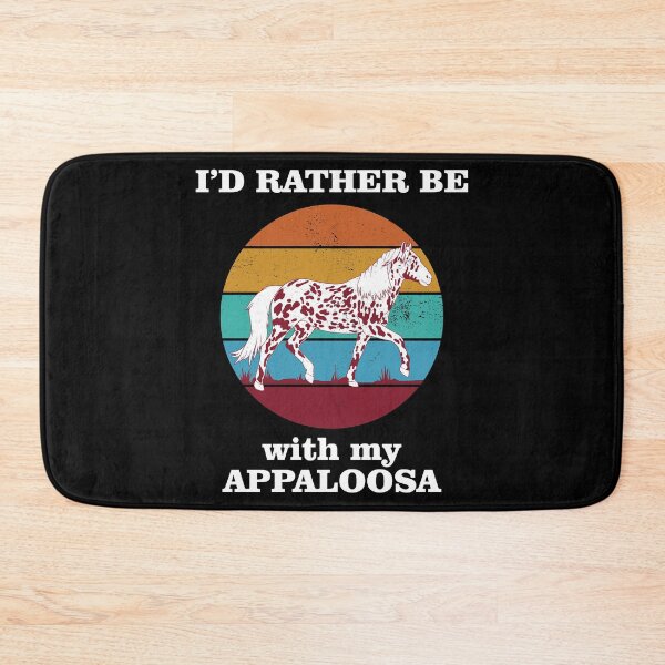 Item preview, I'd Rather Be With My Appaloosa Funny Horse graphic designed and sold by jakehughes2015.
