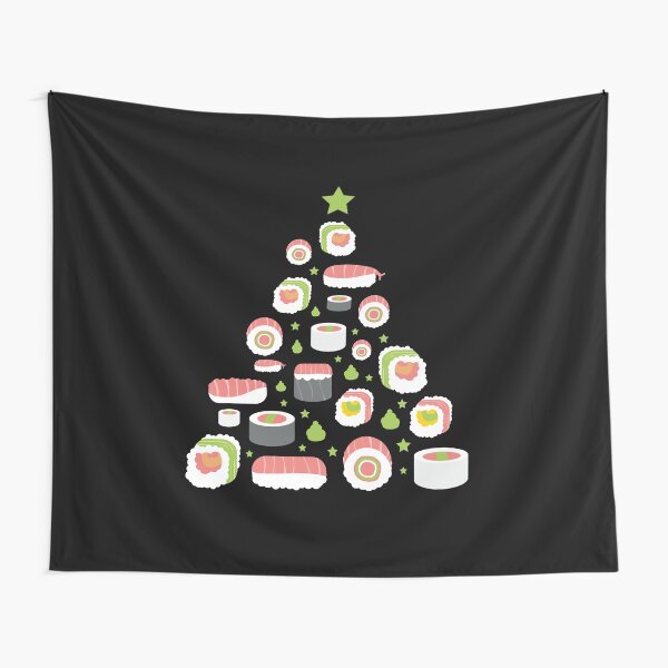 Item preview, Sushi Christmas Tree designed and sold by RandomStuffShop.