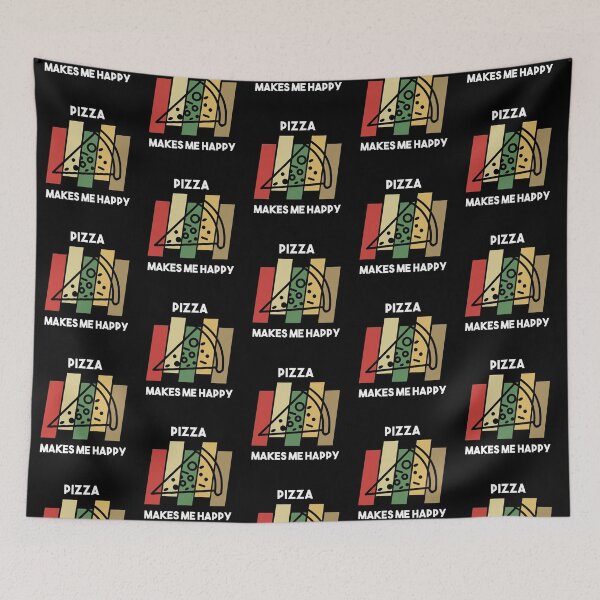 Item preview, Pizza Makes Me Happy - Gift For Pizza Lover , Pizza Addict designed and sold by MrElgo.