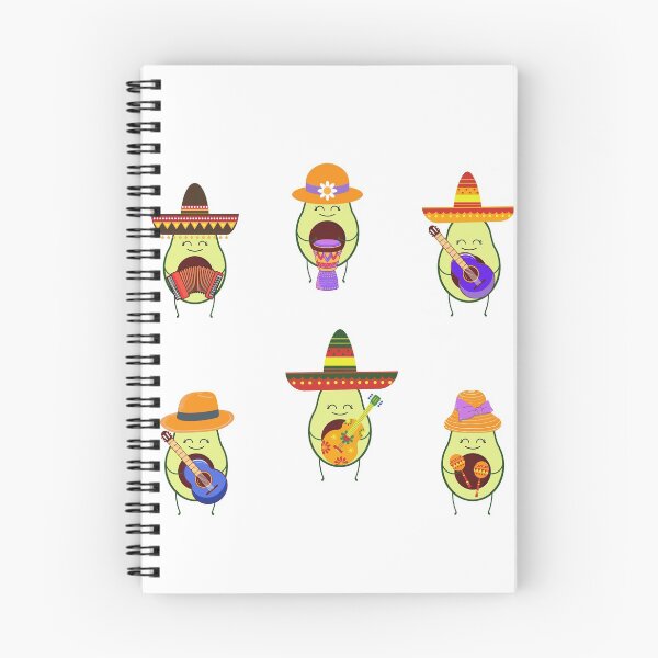 Item preview, Happy Fiesta Mariachi Avocadoes  designed and sold by EdenLiving.