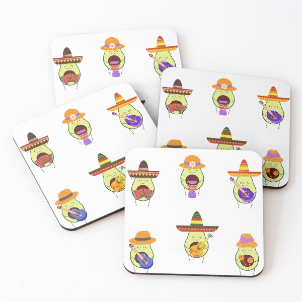 Item preview, Happy Fiesta Mariachi Avocadoes  designed and sold by EdenLiving.