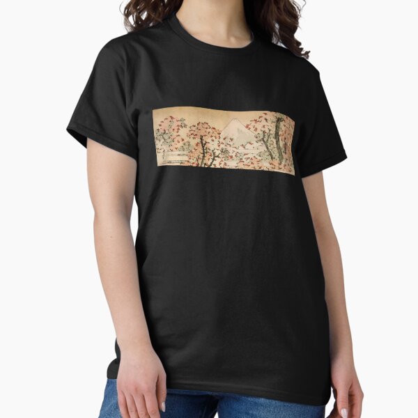 Item preview, 'Mount Fuji Behind Cherry Tree and Flowers' by Katsushika Hokusai (Reproduction) designed and sold by Classic Visions Gallery.
