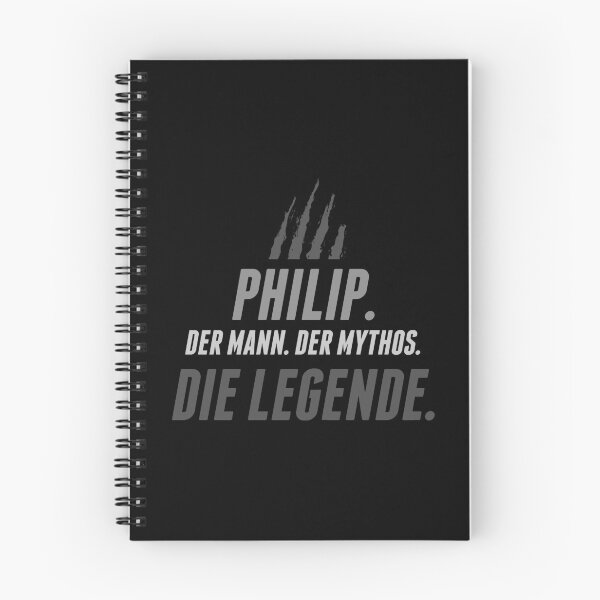 Item preview, Philip The Man The Myth The Legend German Dutch Deutsche Men Germany Roots Heritage designed and sold by VollLaser.
