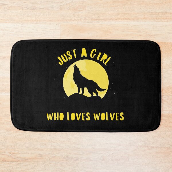 Item preview, Just A Girl Who Loves Wolves  designed and sold by AutumnVibeShop.