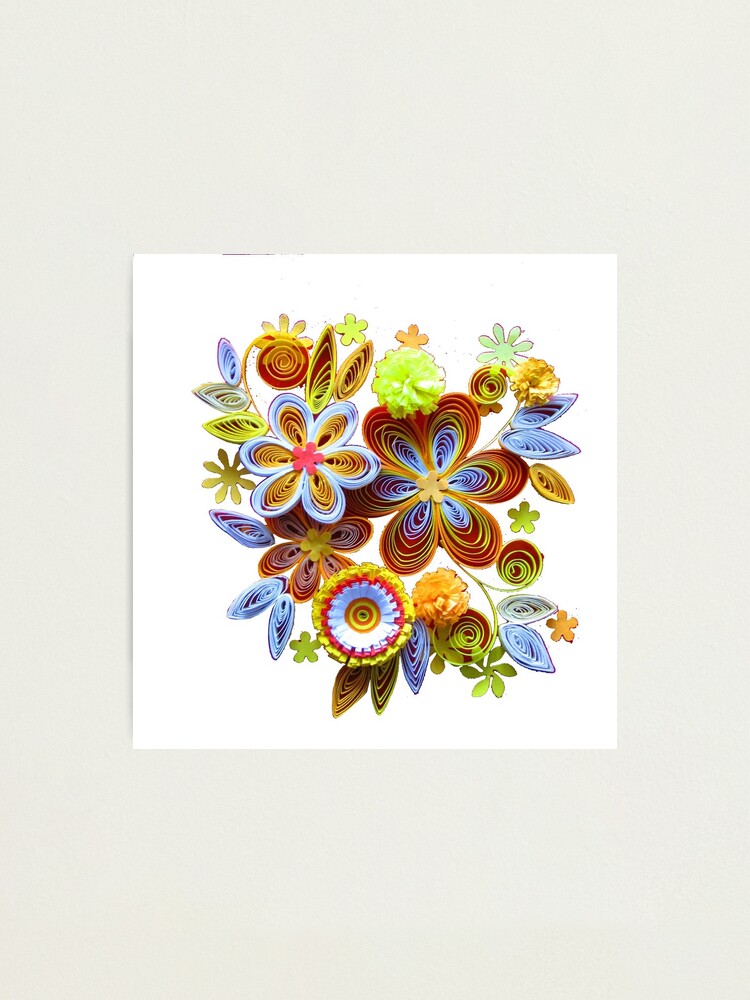 paper quilling designs patterns photographic print for sale by otmanait redbubble