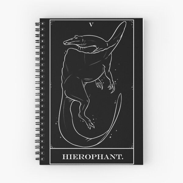 Item preview, Hierophant dinosaur spinosaurus tarot designed and sold by InterfectorFactory.