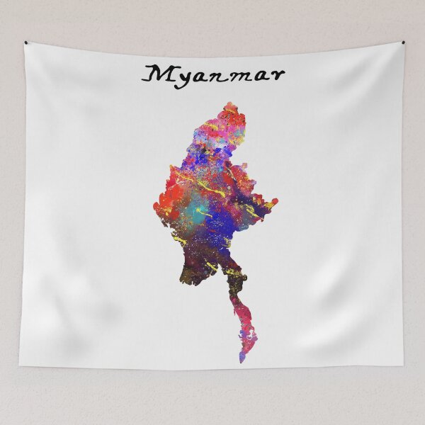 Item preview, Myanmar Quote Art Design Inspirational Motivation designed and sold by vividpixelusa.