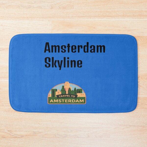 Item preview, Blue Amsterdam Skyline designed and sold by DamaliePierre.