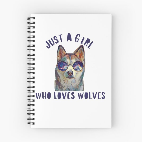 Item preview, Just A Girl Who Loves Wolves  designed and sold by AutumnVibeShop.