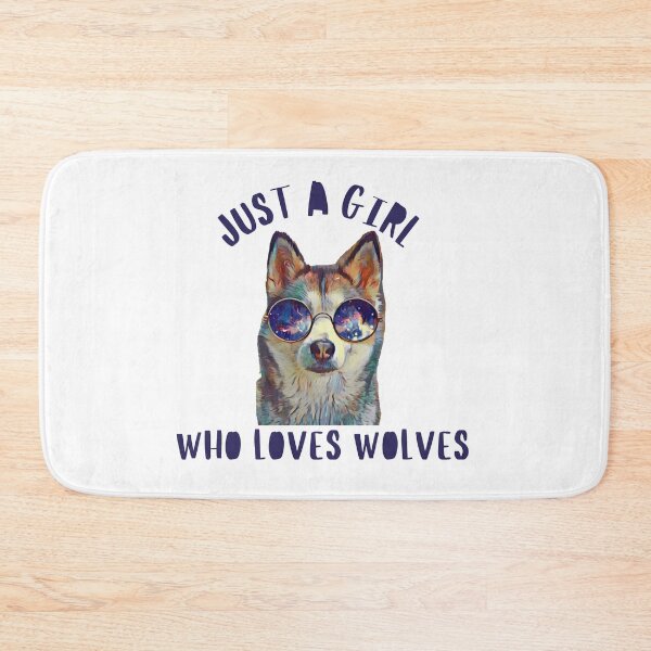 Item preview, Just A Girl Who Loves Wolves  designed and sold by AutumnVibeShop.
