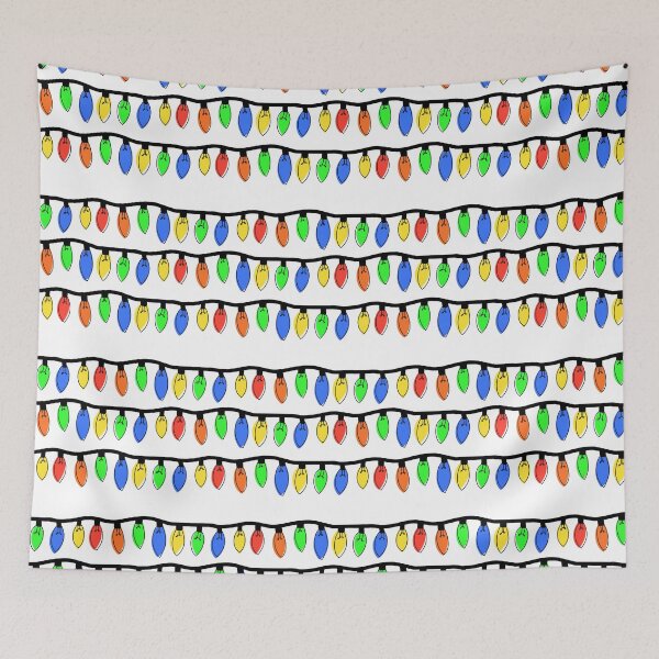 Item preview, Christmas lights design designed and sold by Oodles of  Doodles.