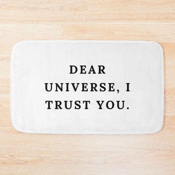 Item preview, Dear Universe I Trust You, Inspirational, Motivational, Universe, Magic, Manifest designed and sold by Magic Love Art Print.