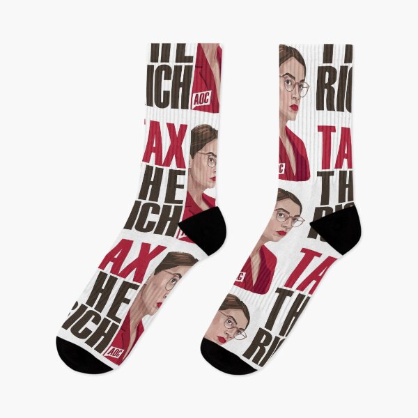 Item preview, Tax The Rich AOC designed and sold by empowered-gal.