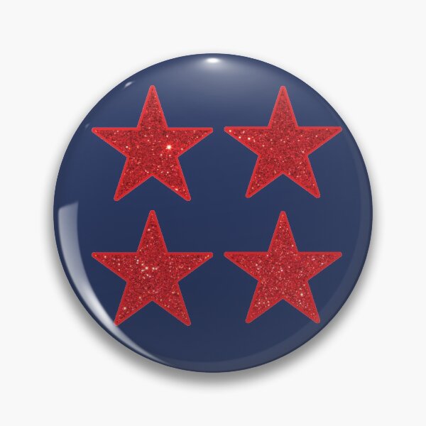Item preview, Red Glitter Stars on Medium Navy designed and sold by BelindaFuller.