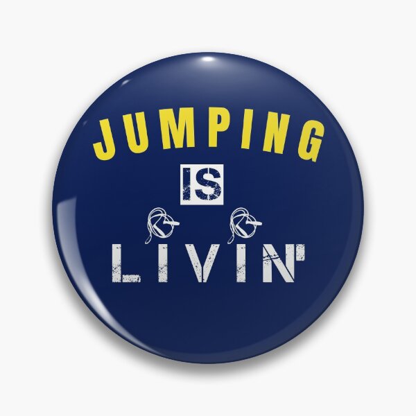 Item preview, Jumping Is Livin' Jump Roping designed and sold by SharpThreadZ.