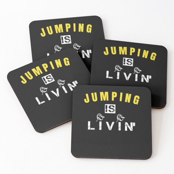 Item preview, Jumping Is Livin' Jump Roping designed and sold by SharpThreadZ.