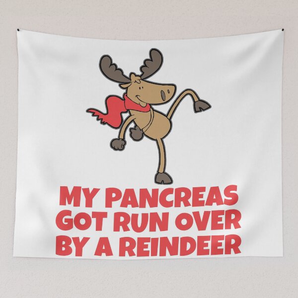Item preview, Type One Diabetes My Pancreas Got Run Over By A Reindeer Christmas designed and sold by LOVECURIO.