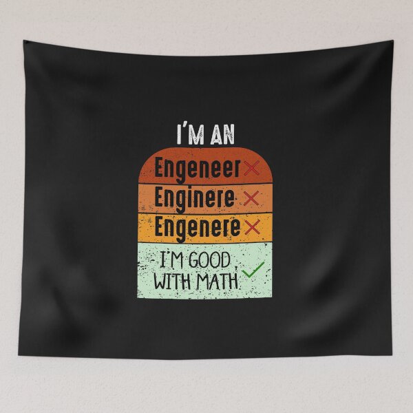 Item preview,  I'm An Engineer I'm Good With Math designed and sold by Mr-tach.