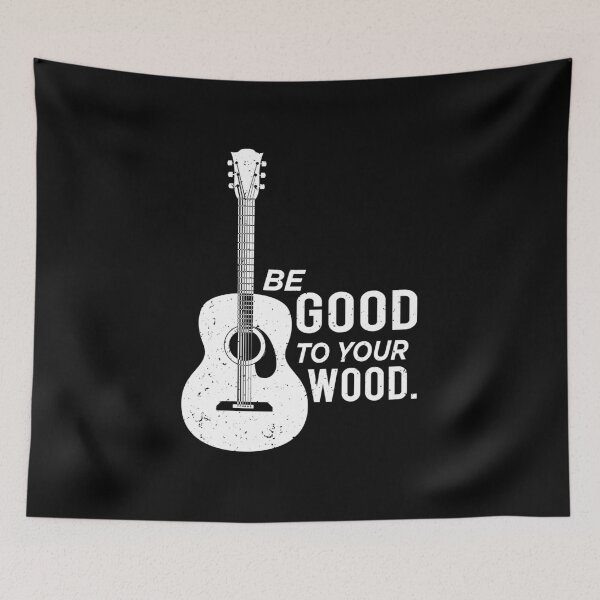 Item preview, Funny Guitar Shirt For Guitarist's Be Good To Your Wood designed and sold by Manisma Road.