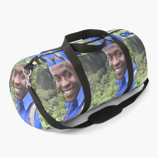 Item preview, Hi Okay Black man in Blue Shirt on Jungle Tour Meme Socially Awkward designed and sold by Twitchmeme.