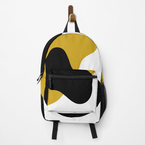 Item preview, Blobs (Black, White, Mustard Yellow) designed and sold by Design Minds Boutique.