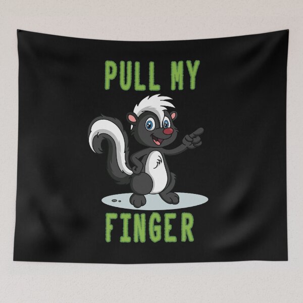 Item preview, Funny Skunk design Pull My Finger Father Humor design Gift designed and sold by Manisma Road.