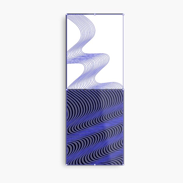blue optics Metal Print