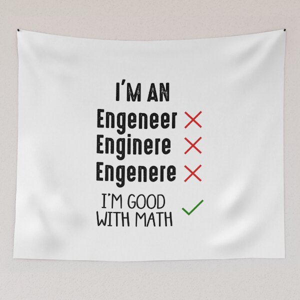 Item preview, I'm An Engineer I'm Good With Math designed and sold by Mr-tach.