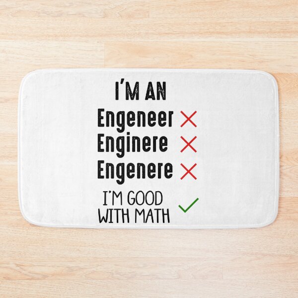 Item preview, I'm An Engineer I'm Good With Math designed and sold by Mr-tach.