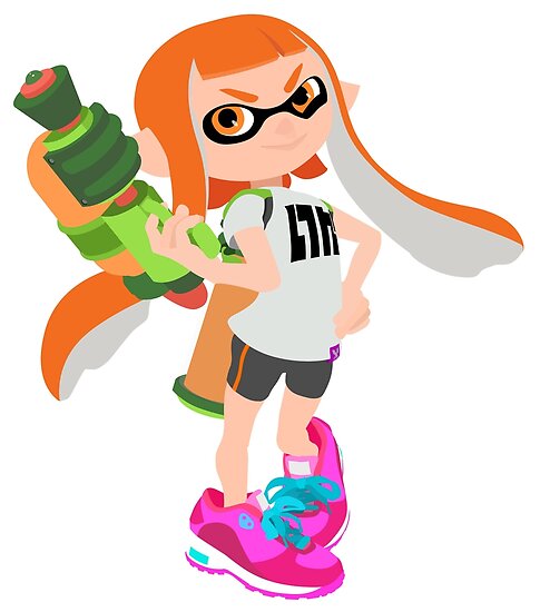 "Splatoon Inkling girl" Poster by Rii-- | Redbubble