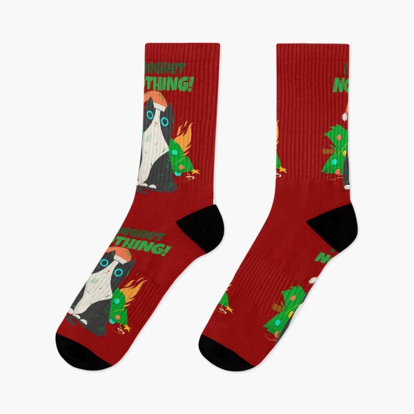 Item preview, I Regret Nothing / Christmas cat / Cat designed and sold by RedBoyShop.