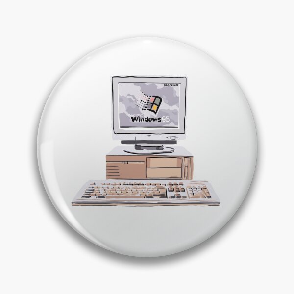 Item preview, 90s Computer designed and sold by extinctionmart.